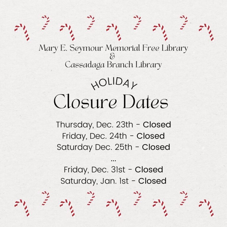 Holiday Closure Hours