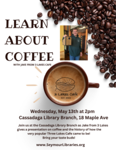 Learn about coffee and the 3 Lakes Cafe
