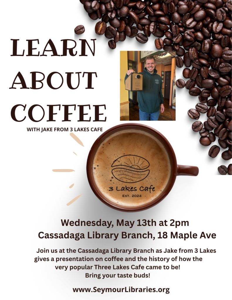 Learn about coffee and the 3 Lakes Cafe