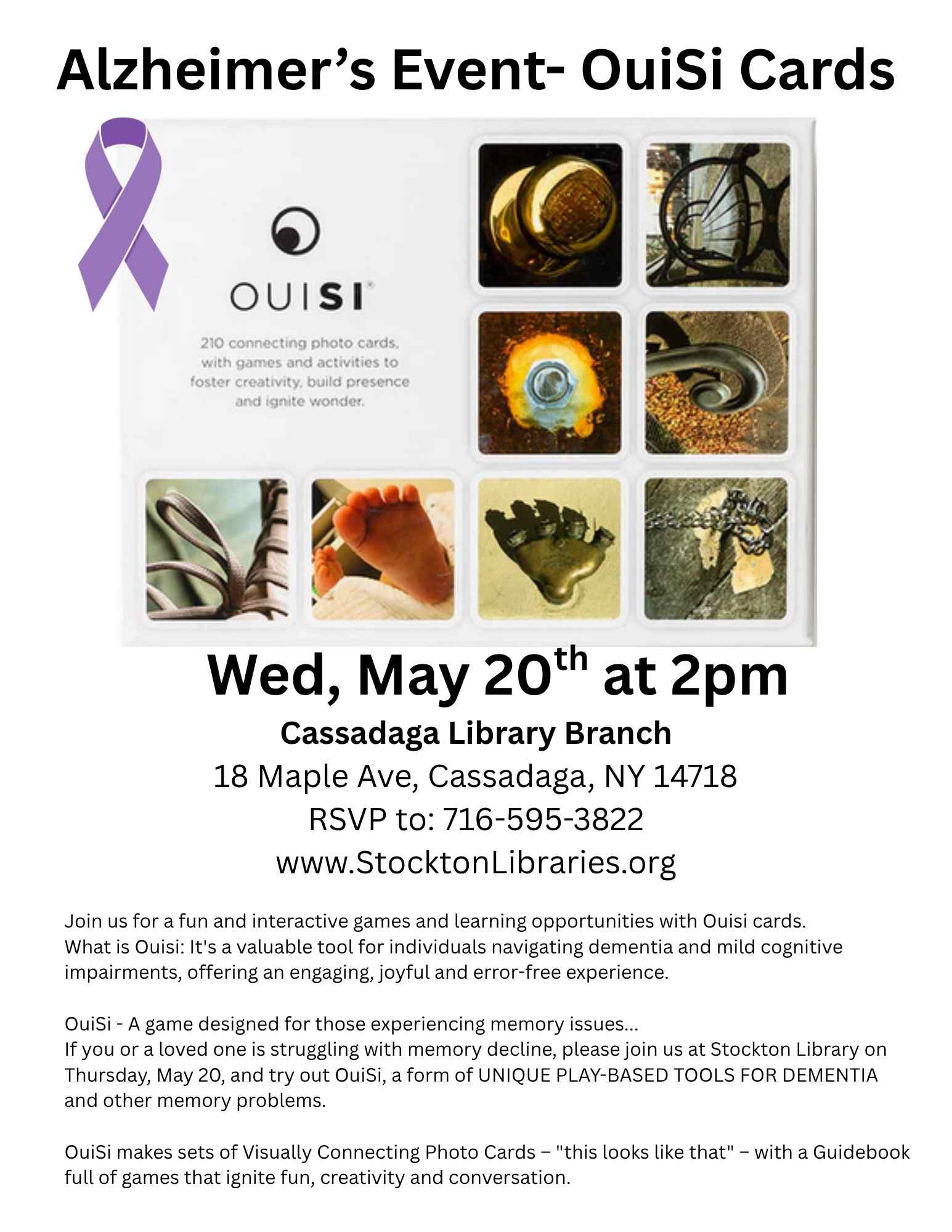 OuiSi cards are a memory game meant to help people preserve cognitive ability.