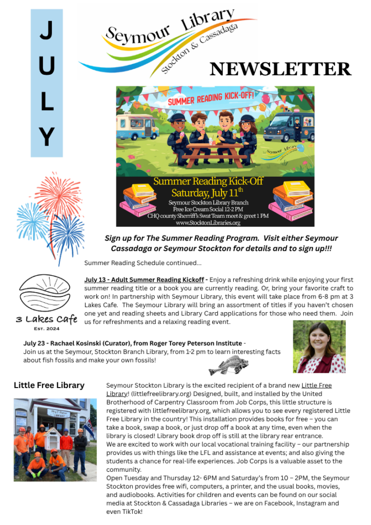 Seymour July Newletter 2026